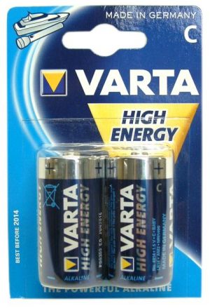 Batterij HE LR14  2 stuks (microburst) Let op +batt.