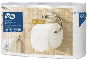 Toiletpapier Extra Soft Premium  4-lgs Wit, pak 42 rol