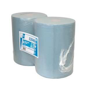 Industriepapier rec. Sterk 2 lgs, 37cm Blauw 2 x 400 mtr