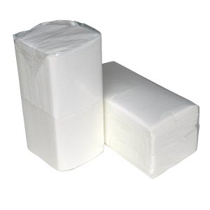 Servetten Wit 32 x 32 cm 2 laags cellulose 1/4 vouw 2000 st