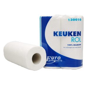 Keukenrol 2-lgs cellulose, 50 coupons, pak 32 rol