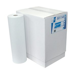 Onderzoektafelpapier Wit 46 cm, ds 5 x 150 m, geperforeerd