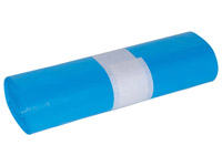 Afvalzak HDPE blauw 45400