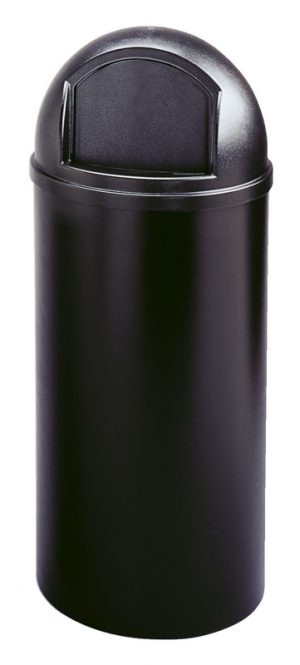 Ronde Marshal Container, 95 ltr. Zwart