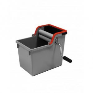 Rolpers-emmer Grijs met rode handel