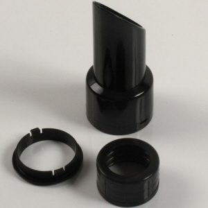 Slangmof 38 mm 3delig draaibaar