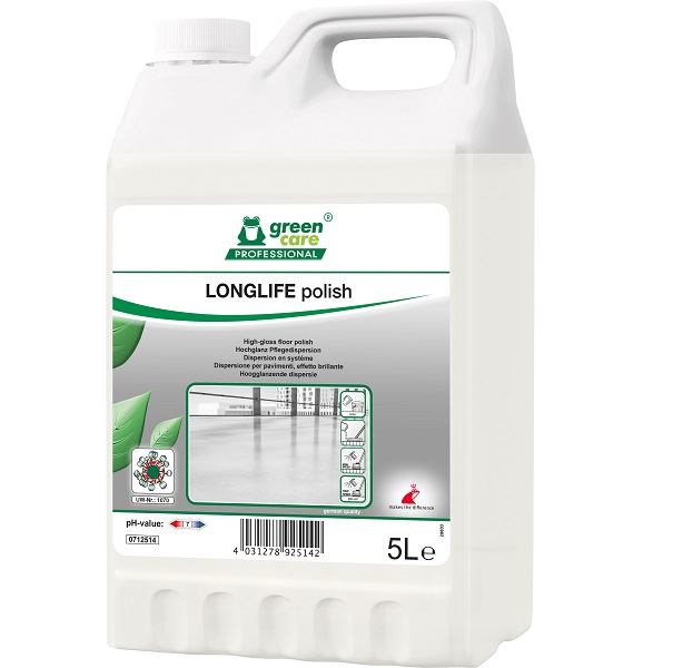 Longlife polish hoogglanzende vloeremulsie 1x 5L