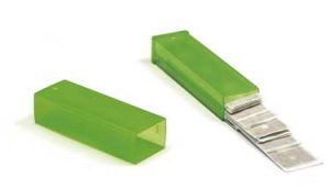 Glasschrapermessen carbonstaal 10 cm etui 25 stuks TR100