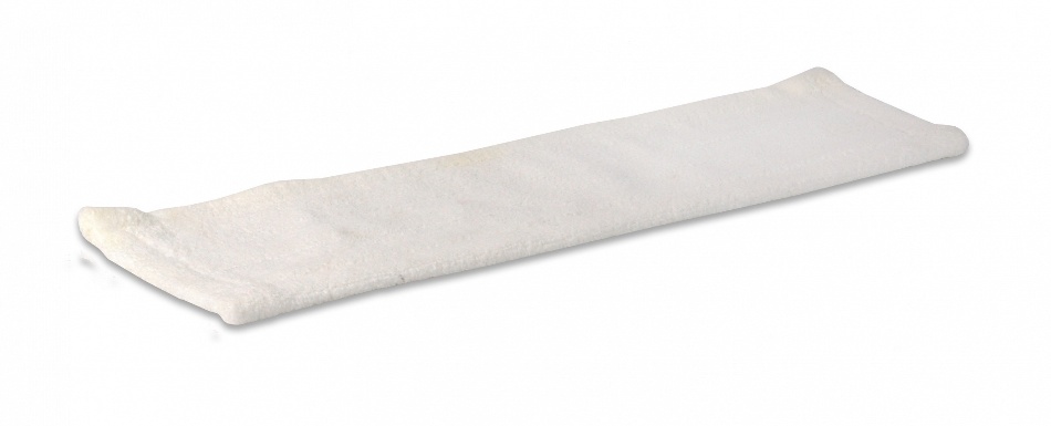 Microvezel vlakmop (droog gebruiken) 45 cm Wit