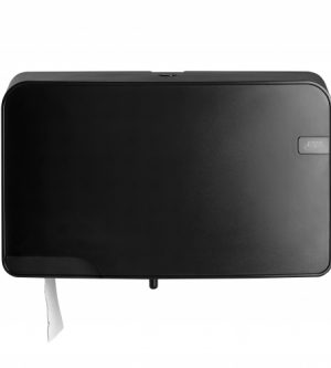 Toiletroldispenser - Mini Duo Jumbo Black Quartz