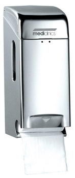 Toiletroldispenser Wit staal (voor 2 standaard rollen)