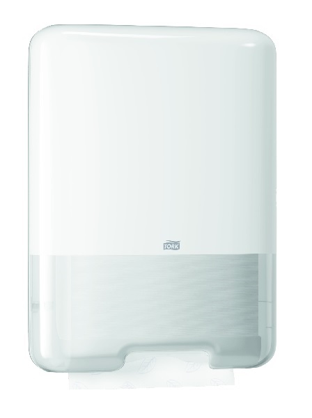 Handdoekdispenser ZZ&C Fold White, 553000 H3 Tork