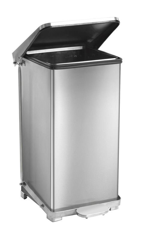 Industriële pedaalemmer 45 ltr mat RVS - Afbeelding 2