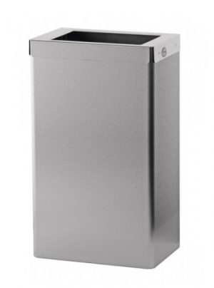 Afvalbak open RVS mat 22 liter EBU 22 E/AFP-C