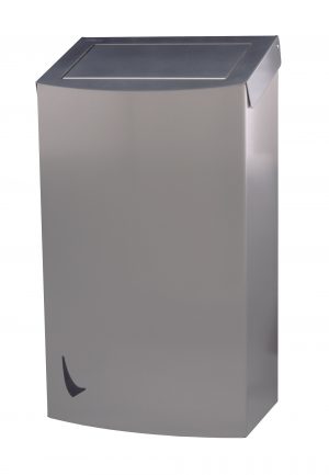 RVS AFP-C afvalbak gesloten 56 liter