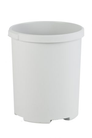 Papierbak rond, 50 ltr Grijs