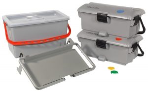 Mopkit SGA 13, 22L emmer, 2x mopmatic mop-boxen + houder