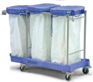 Waszakwagen LLM-3100 inclusief 3 x 100 liter waszakken