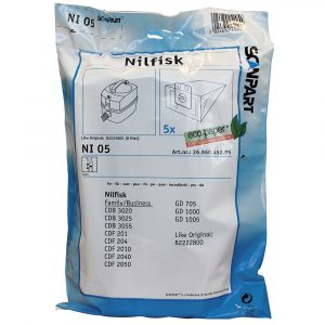 Stofzak GD 1000/GD1010  8 liter, pak 10 stuks (NI05)