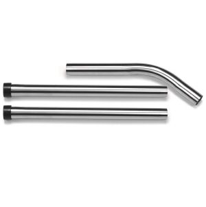 Zuigbuis voor stofzuiger 38 mm 3-delig RVS
