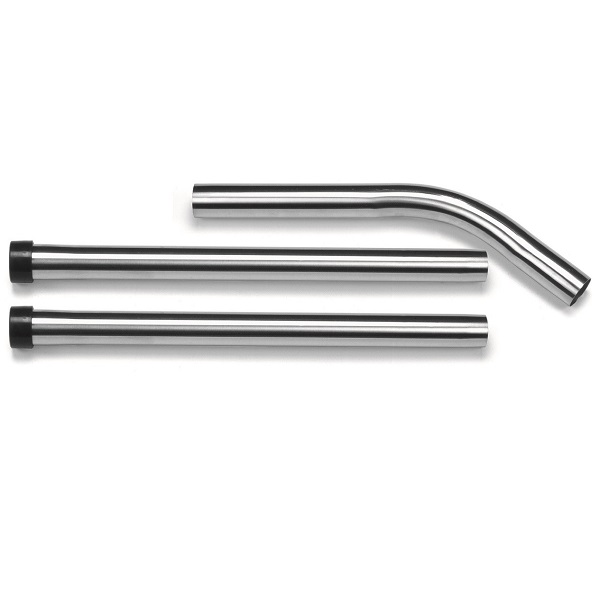 Zuigbuis voor stofzuiger 38 mm 3-delig RVS