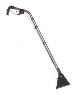 Tapijtreinigingshulpstuk 26cm 2 sproeiers met RVS buis