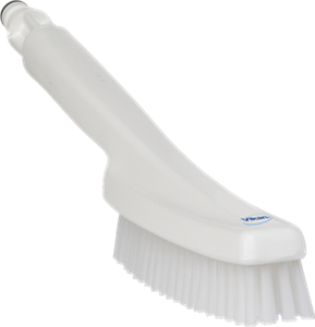 Handborstel met watertoevoer Wit