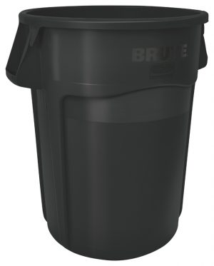 Ronde Brute Utility container 166,5 ltr, Zwart