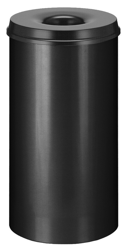 Vlamdovende papierbak 50 liter Zwart