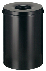 Vlamdovende Papierbak Zwart, 30 liter