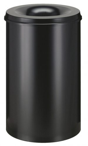 Vlamdovende Papierbak Zwart, 110  liter
