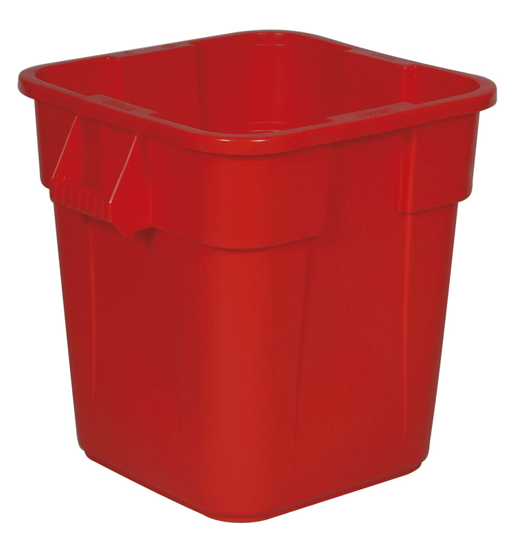 Rubbermaid Vierkante Brute Container 106liter Rood
