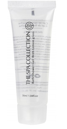 The Spa Tube Bath & Showergel 30 ml, per 500 in doos