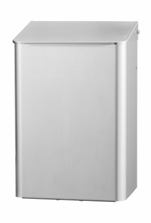 Afvalbak 6 liter gesloten RVS, MQWB6E