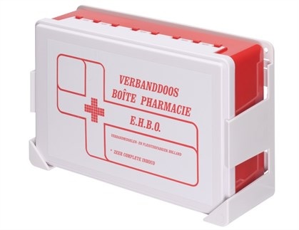 Verbandkoffer B2, rood voor minder dan 10 pers. conform arbo