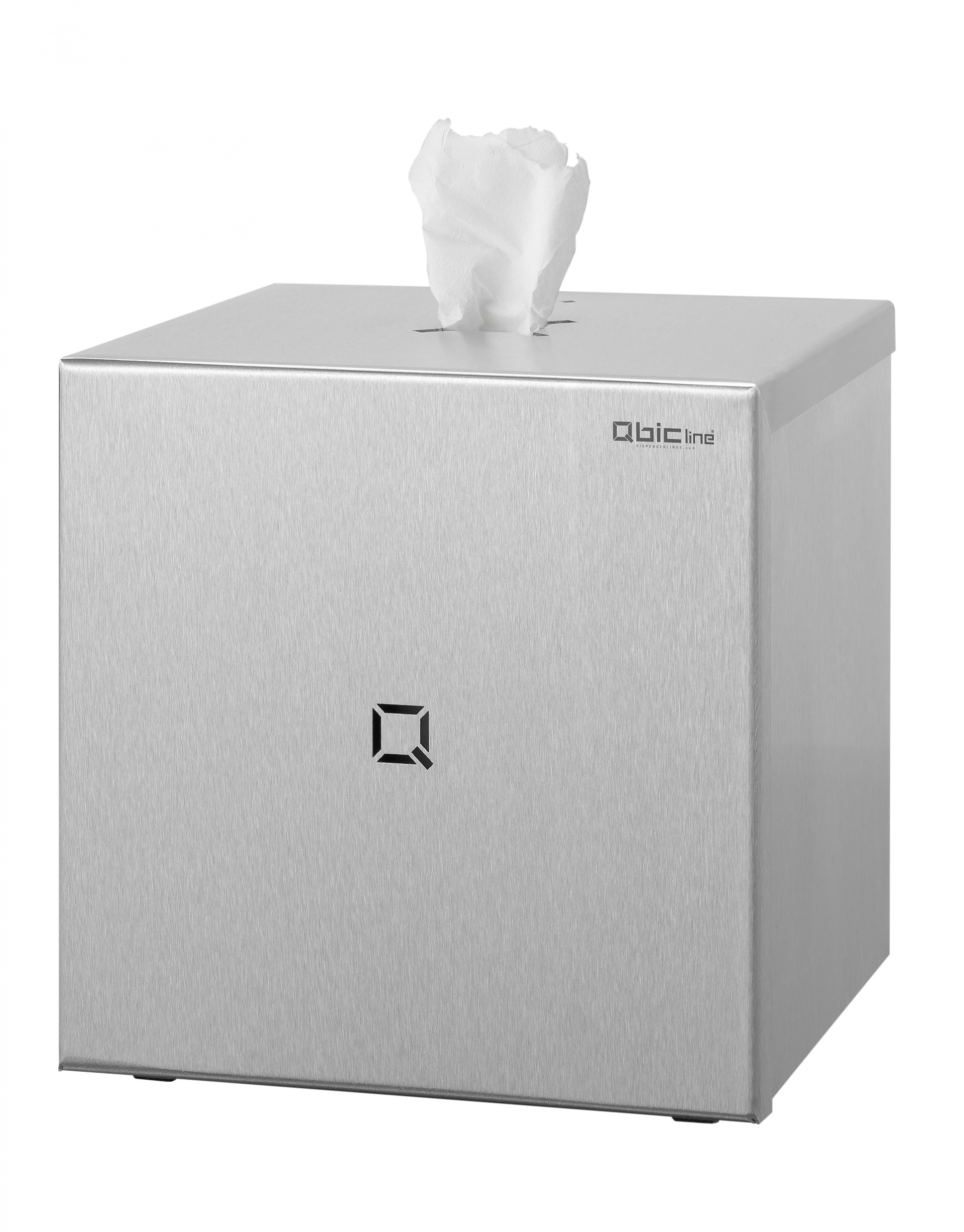 Poetsrolhouder tafelmodel midi RVS