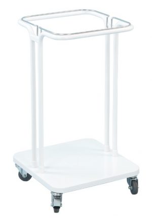 Verrijdbare afvalzakhouder zonder deksel Saekko Boy 40 lt