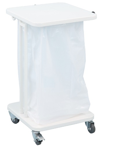 Verrijdbare afvalzakhouder met deksel Saekko Boy 40 lt - Afbeelding 2