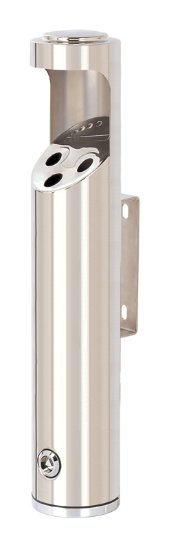 Wandasbak zuil rond rvs