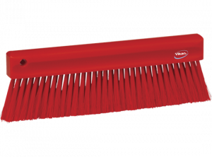 Vikan Hygiene Poederveger 30cm Zacht Rood