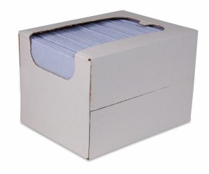 Reinigingsdoek in dispenserdoos 38x40 cm  Blauw 50 stuks