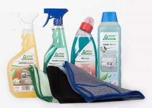 MVO kennismakingspakket goedgekeurde milieuvriendelijke Green Key reinigingsmiddelen
