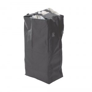 Kunststof waszak met klikgesp 100 Liter Grijs