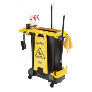 Schoonmaakkar afvalinzamelaar Slim Jim Rim Caddy zwart/geel