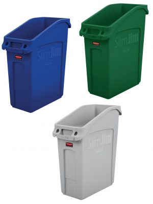 Afvalbak Slim Jim under-counter 49 L Container div. kleuren