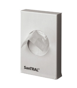 Hygiënezakjesdispenser RVS wit gecoat HB 2 EP