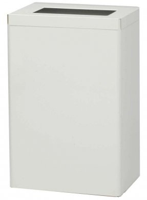 Afvalbak open, RVS Wit, 53 liter EBU 53 P