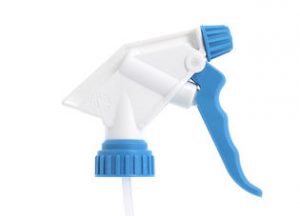 Spraykop blauw voor 650 ml flacon Maxi T 23,5cm, 28/400