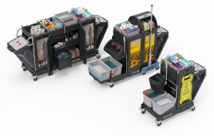 Numatic werkwagens configureren en zelf samen te stellen en personaliseren van werkwagen