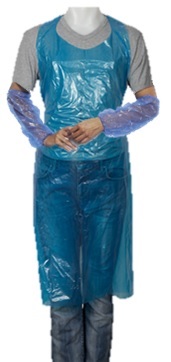 Mouwovertrekken PE Blauw pak 200 stuks - Afbeelding 2